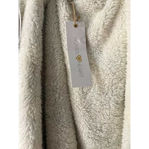 Woven Heart Plus Size Navajo Fleece Lined Hooded Cardigan - Picture 3 of 4